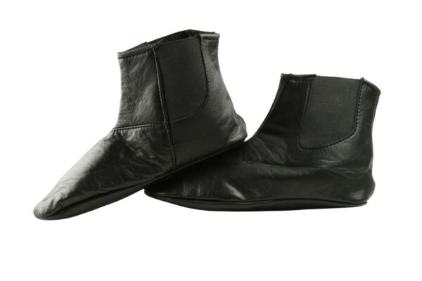 VMW Premium Leather Socks - Black