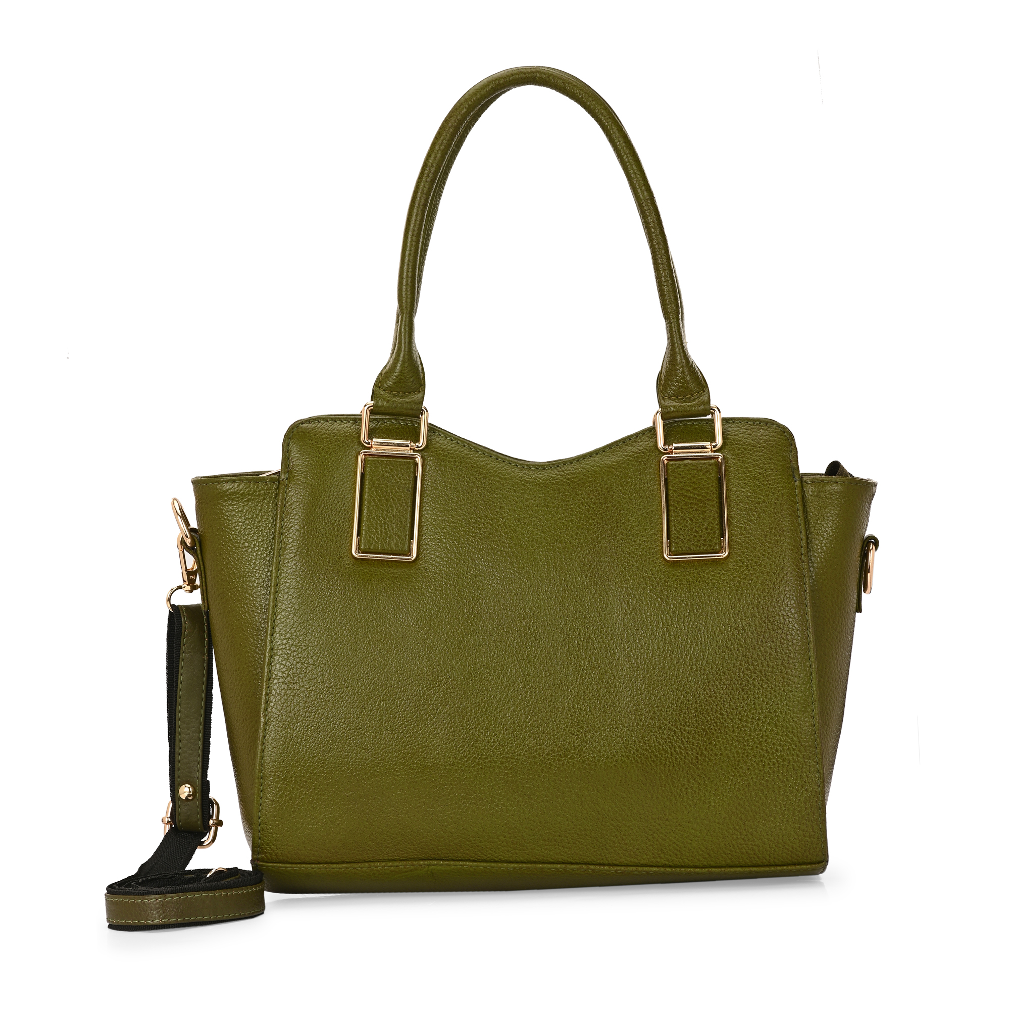 VMW Women's Genuine Leather Sling Handbag - Green